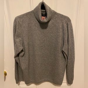 Talbots 100% Pure Cashmere Turtleneck Sweater